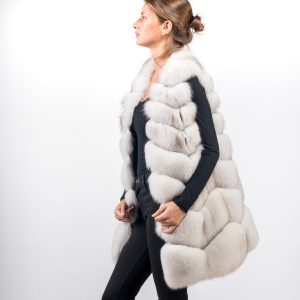 Authentic Natural Fox Fur Vest - Premium Echtpelz Oberbekleidung