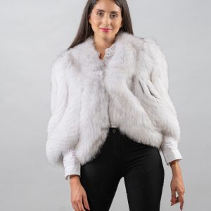 Elegant Bridal Fox Fur Stole