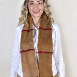 Opulent Velvet Mink Scarf