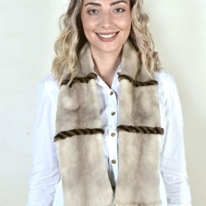 Genuine Velvet Mink Scarf