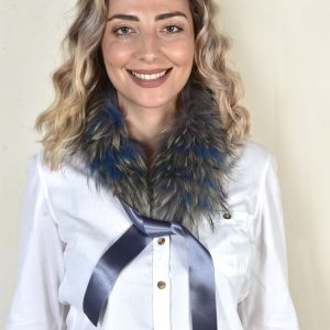 Real Finn Raccoon Fur Neckband