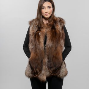 Crystal Fuchs Pelzweste