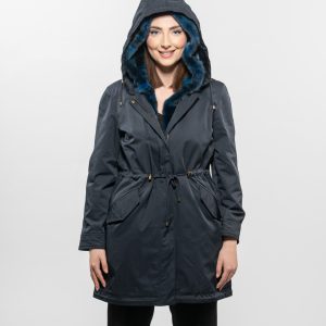 Isolierte Winterjacke mit Innnenfutter Zobel