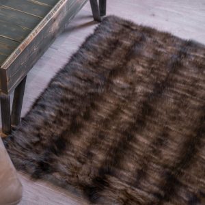 Elegant Luxury Sable Fur Area Rug – Perfect Blend of Warmth and Luxury