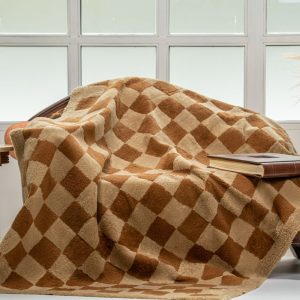 Cozy Genuine Sheepskin Throw Blanket – Ultimate Softness & Warmth