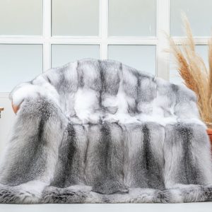 Schattenblaue Frostfuchs-Decke