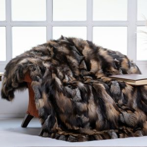 Kreuz Fuchs Pelz Decke