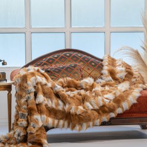 Canadian Red Fox Fur Floor Mat