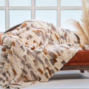 Scandinavian Mink Fur Blanket