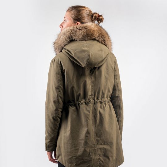 Damen Winterjacke mit Innenfutter Zobel