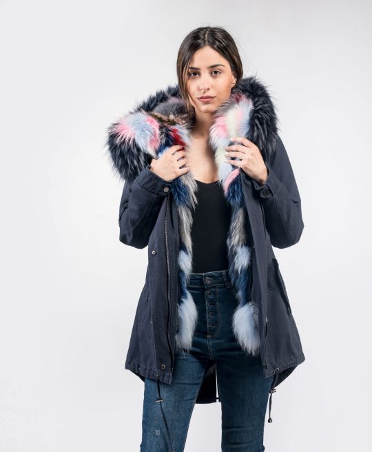 Isolierte Winterjacke mit Innenfutter Finn Raccoon