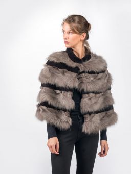 Cream Fox Fur Stole