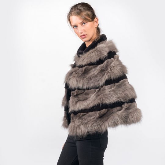 Cream Fox Fur Stole