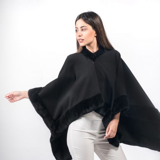 Women Black Cape