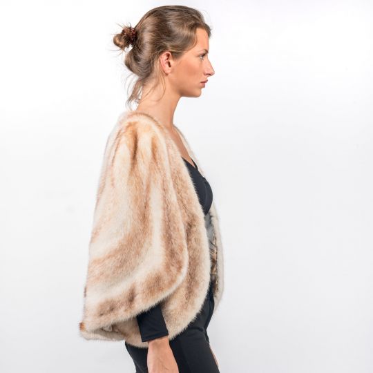 Special Brown Gross Mink Fur Stole