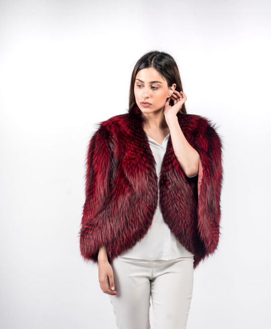 Red Arzante Fox Fur Stole