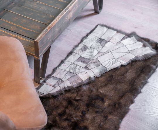 Sable Fur Area Rug