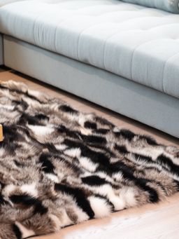 Real Sheepskin Fur Throw Blanket