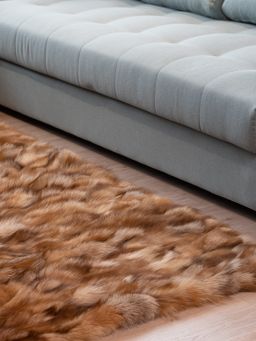 Real Sheepskin Fur Throw Blanket