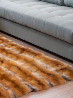 Real Sheepskin Fur Throw Blanket