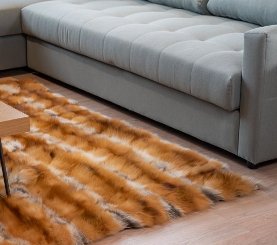 Real Sheepskin Fur Throw Blanket