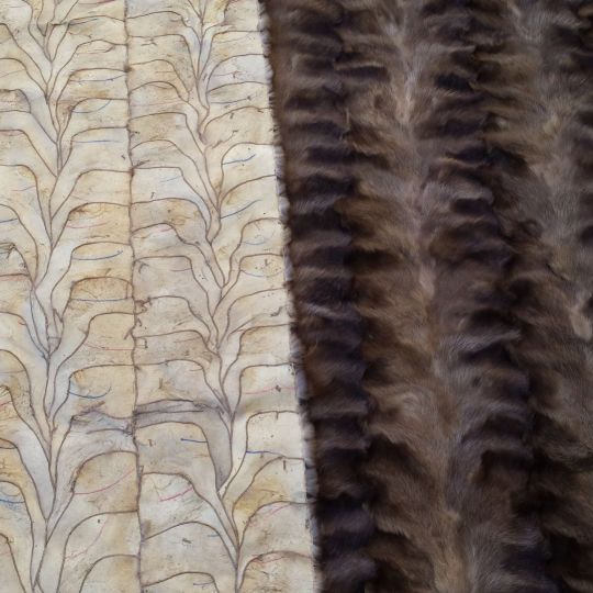 Tortora Sable Fur Plates Pieces