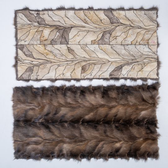 Luxury Sable Fur Plates/Pieces