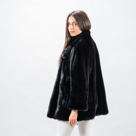 Golden Raccoon Fur Coat