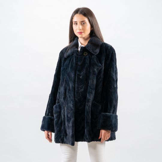 Velvet Mink Fur Jacket