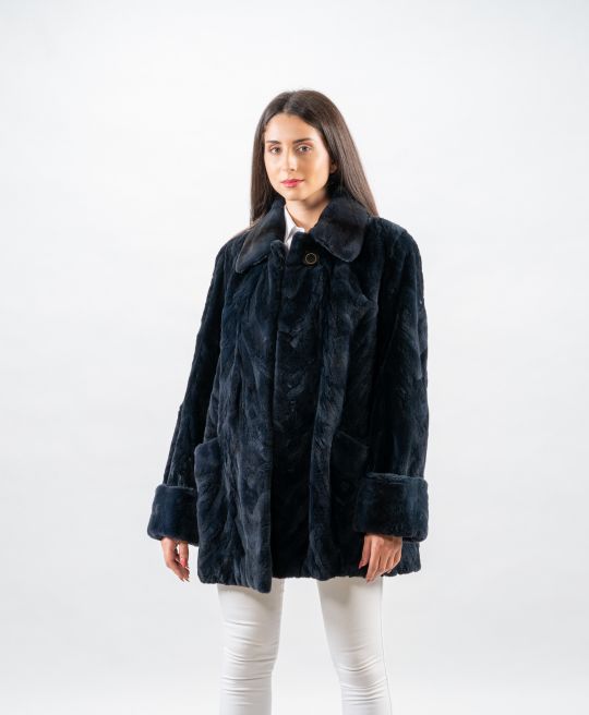 Velvet Mink Fur Jacket