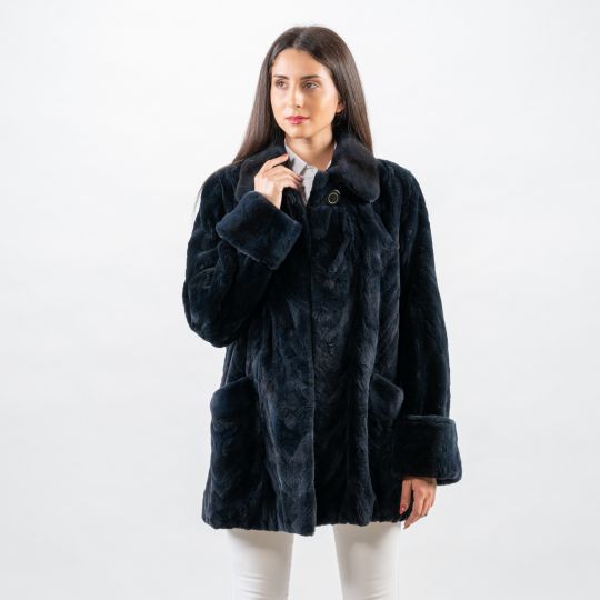 Velvet Mink Fur Jacket