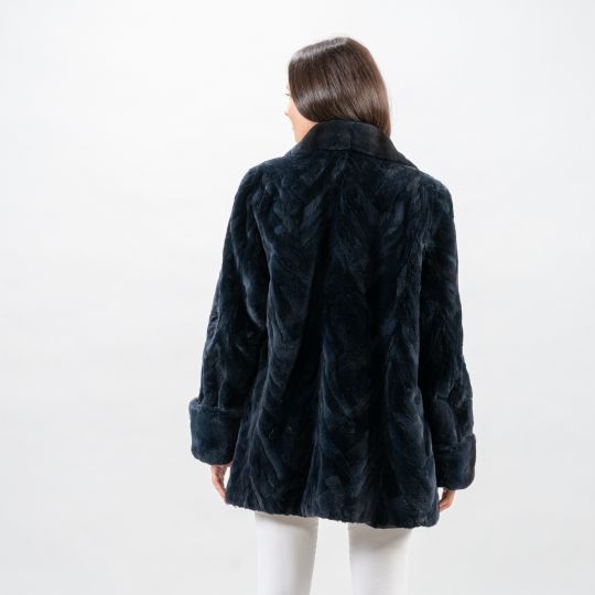 Velvet Mink Fur Jacket