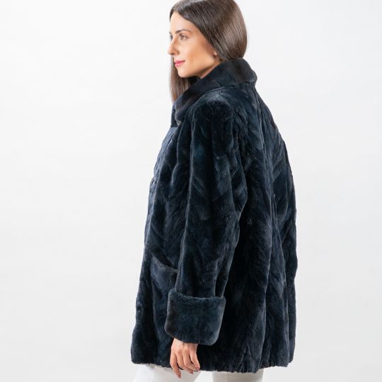 Velvet Mink Fur Jacket