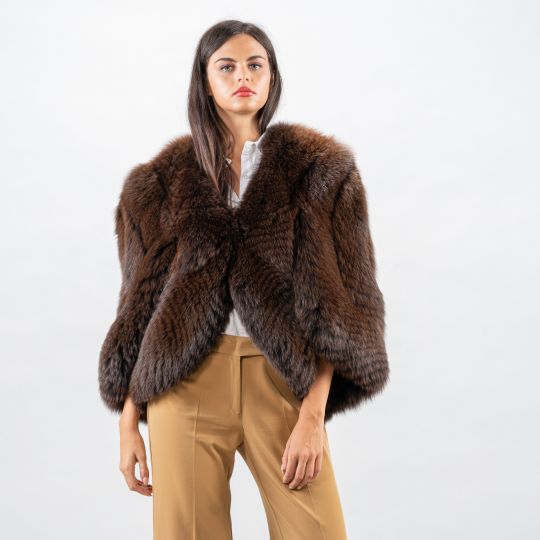 Special Brown Fox Fur Stole