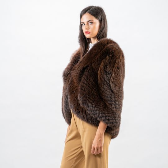 Special Brown Fox Fur Stole