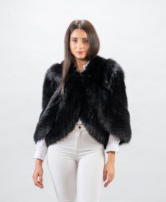 Special Black Fox Fur Stole