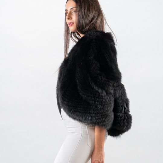 Special Black Fox Fur Stole