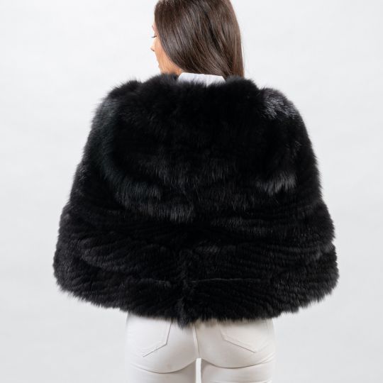 Special Black Fox Fur Stole