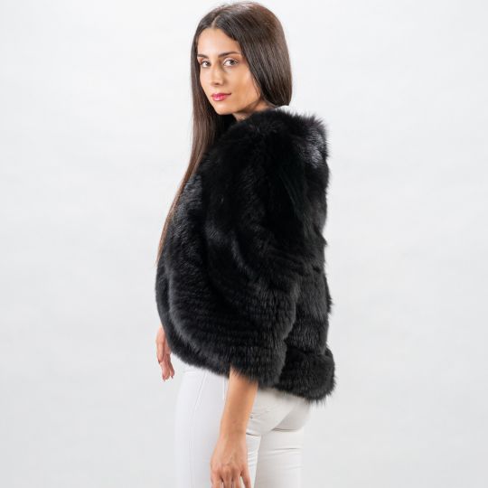 Special Black Fox Fur Stole