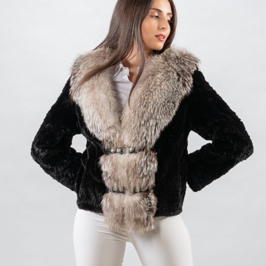 Velvet Mink Fur Jacket