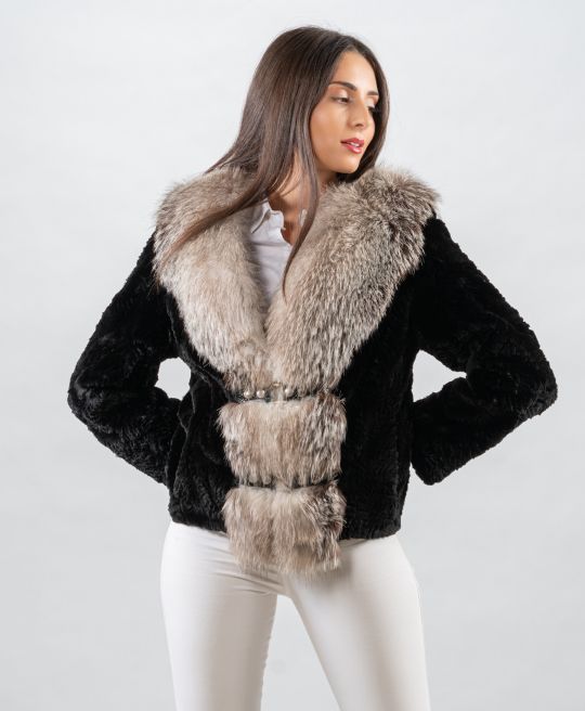 Velvet Mink Fur Jacket