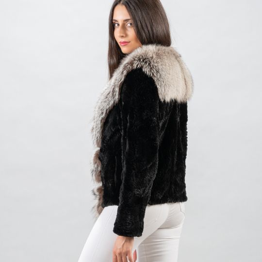 Velvet Mink Fur Jacket