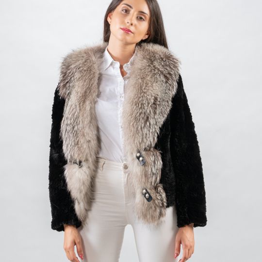 Velvet Mink Fur Jacket