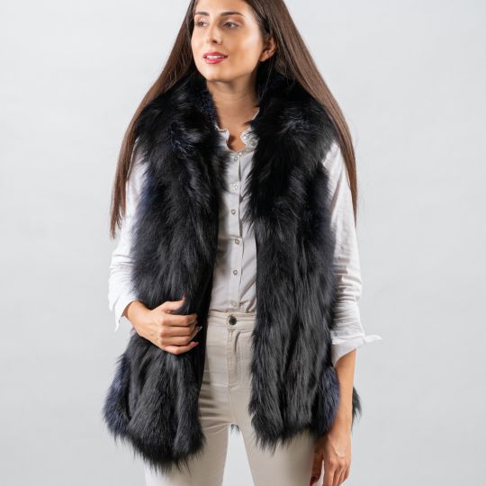 Special Fawn Light Fox Fur Vest