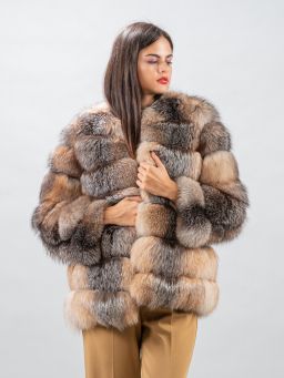 Special Fawn Light Fox Fur Vest