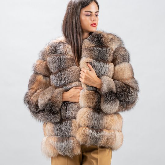 Special Fawn Light Fox Fur Vest