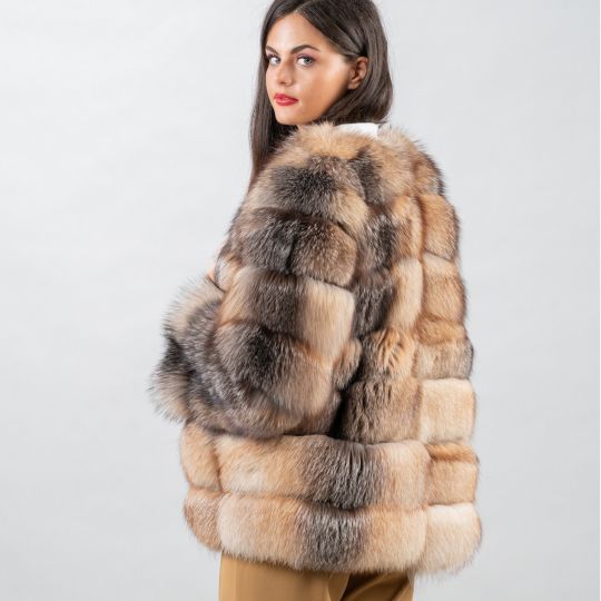 Special Fawn Light Fox Fur Vest