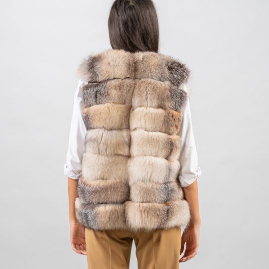 Special Fawn Light Fox Fur Vest