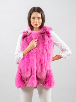 Special Fawn Light Fox Fur Vest