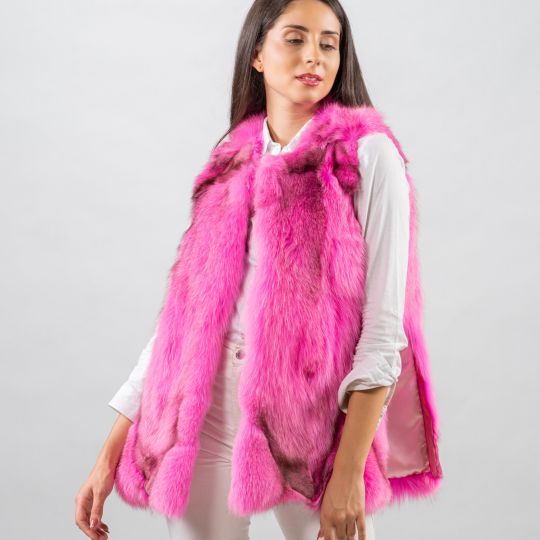 Special Fawn Light Fox Fur Vest